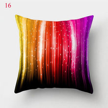 Load image into Gallery viewer, Rainbow Pillowcase Colorful Pillow Covers Cushion Cover Rainbow Throw Pillow Case Cushion Covers Abstract Swirl Rainbow Blue Green Red Bright Colors Wave Blend Throw Pillow Covers
