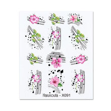 Load image into Gallery viewer, Rainbow Wave Love Heart Pattern Water Decals Stickers Butterfly Dragon Geometry Slider For Nails Art Decoration Tip Water Transfer Nail Decals Sticker For Pretty Girl Self-Adhesive Nail Decals Designer Nail Stickers for Acrylic
