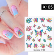 Load image into Gallery viewer, Rainbow Wave Love Heart Pattern Water Decals Stickers Butterfly Dragon Geometry Slider For Nails Art Decoration Tip Water Transfer Nail Decals Sticker For Pretty Girl Self-Adhesive Nail Decals Designer Nail Stickers for Acrylic

