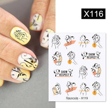 Load image into Gallery viewer, Rainbow Wave Love Heart Pattern Water Decals Stickers Butterfly Dragon Geometry Slider For Nails Art Decoration Tip Water Transfer Nail Decals Sticker For Pretty Girl Self-Adhesive Nail Decals Designer Nail Stickers for Acrylic
