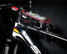 Load image into Gallery viewer, Rainproof Bicycle Bag Frame Front Top Tube Cycling Bag Reflective 6.5in Phone Case Touchscreen Bag Bike Accessories Bike Phone Bag Bicycle Bag Front Frame Pouch Top Tube Pouch Waterproof Bike Holder Accessories Bag Mount Handlebar Cell Phone

