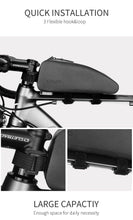 Load image into Gallery viewer, Rainproof Bicycle Bag Front Frame Bike Tube Bag Mountain Road Bike Triangle Bags Panniers Cycling Carrier Bag For Bicycle Bike Top Tube Bag Bicycle Front Frame Bag Waterproof Bike Pouch Pack Bike Phone Bag Cycling Accessories Pouch For Mountain Road Bike
