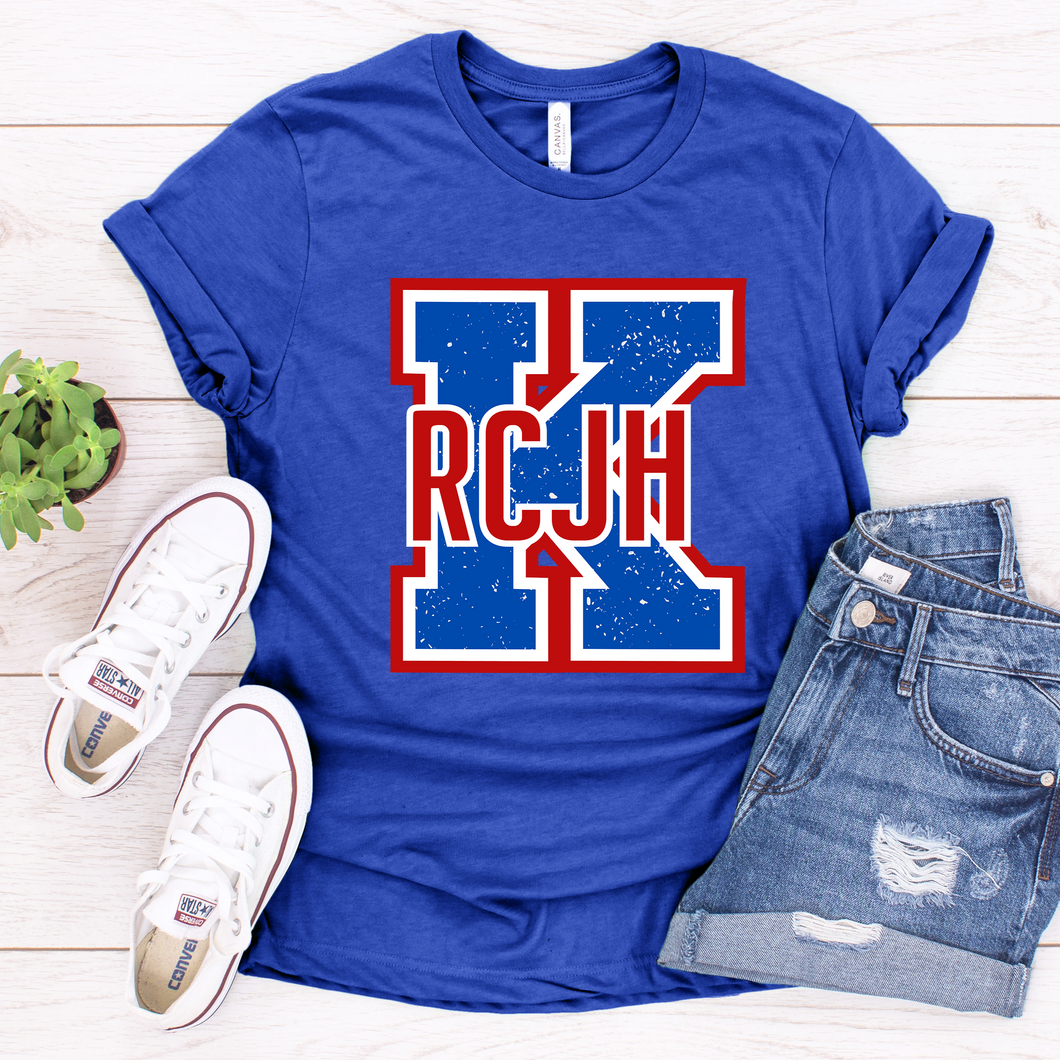 RCJH Varsity Letter Tee OR Sweatshirt