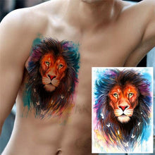 Load image into Gallery viewer, Realistic Black Temporary Small Big Tattoos Space Planets Animals Tatoos Waterproof  Face Hands Tattoos For Girls Mens
