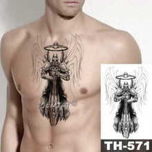 Load image into Gallery viewer, Realistic Temporary Lion Wolf Sticker Tattoo Waterproof  Elegant Body Arm Warrior Tattoo For Mens
