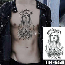 Load image into Gallery viewer, Realistic Temporary Lion Wolf Sticker Tattoo Waterproof  Elegant Body Arm Warrior Tattoo For Mens
