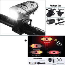 Load image into Gallery viewer, Rear Lamp Smart Bike Wireless Remote Turn Signal Lights Bicycle LED Taillight Personal Bicycle LED Rechargeable USB Bicycle Tail Light Wireless Remote Control Back Bike Light For Night Riding Safety Warning Cycling Lights
