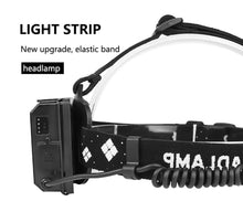 Load image into Gallery viewer, Rechargeable Adjustable Brightest Zoomable Powerful XHP160 LED Headlamp Waterproof Headlight  Power Bank 18650 Battery Headlamps For Hiking Camping Fishing Running
