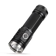 Load image into Gallery viewer, Rechargeable Adjustable  Flashlight High Lumen Powerful Waterproof Portable Cree USB LED Super Bright Flashlight Pocket Size Torch Light For Camping Hiking Riding
