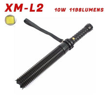 Load image into Gallery viewer, Rechargeable Adjustable LED Flashlights High Lumen Super Bright Handheld Waterproof Zoomable Portable Flashlight For Outdoor Baseball Bat Hiking CampingSelf Defense
