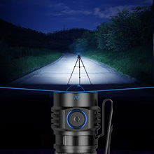 Load image into Gallery viewer, Rechargeable High Lumen Super Bright Powerful LED CREE XP-L HI  Flashlight Magnetic Water &amp; Impact Resistant Handheld Flashlights  For Outdoor Camping Hiking Riding
