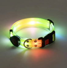 Load image into Gallery viewer, Rechargeable LED Pet Collar with Nylon Leash
