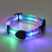 Load image into Gallery viewer, Rechargeable LED Pet Collar with Nylon Leash
