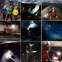 Load image into Gallery viewer, Rechargeable Powerful USB LED High Lumen Headlamp Ultra-Light Bright Headlight Waterproof Sensor Head Light  For Outdoors Camping Running Hiking Biking Fishing
