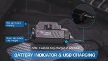 Load image into Gallery viewer, Rechargeable Spotlight Flashlight Waterproof  Adjustable High Lumen Super Bright USB LED Tactical Flashlight Gift Giving Torch Rail Mounted Flashlight For Outdoor Camping Hiking Fishing Jogging Walking
