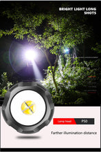 Load image into Gallery viewer, Rechargeable Tactical Flashlight USB LED High Quality Zoomable Torchlight High Lumen Super Bright Flashlight Waterproof Flashlight For Outdoor  Best Camping Hiking Riding Flashlight
