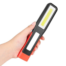 Load image into Gallery viewer, Rechargeable USB LED Work Lights Bright Flashlight and Work Light with Clip and Magnetic Base and Rotatable Clip  Magnetic Flashlight For Working Inspection Camping Car Repair Maintenance
