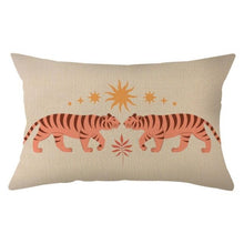 Load image into Gallery viewer, Rectangle Cushion Cover Cotton Fine Linen Pillowcase Brilliant Decorative Lined Linen Comfortable Cushion Covers Throw Pillow Cases For Sofa Pillows Baby Family Home Accessories
