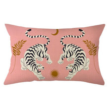 Load image into Gallery viewer, Rectangle Cushion Cover Cotton Fine Linen Pillowcase Brilliant Decorative Lined Linen Comfortable Cushion Covers Throw Pillow Cases For Sofa Pillows Baby Family Home Accessories
