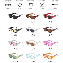 Load image into Gallery viewer, Rectangle Retro Sunglasses For  Women New  Oval Shape  Glasses For Women/Men New  Square Retro Eyeglasses For Women Luxury  Design Frames
