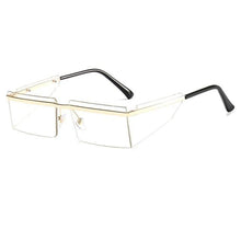 Load image into Gallery viewer, Rectangle Sunglasses Frameless Glasses Classic New Small Rimless Sunglasses For Women New Fashionable Square Sunglasses For Men New Eyewear Retro Rectangle Shape Glasses For Female In New Shades
