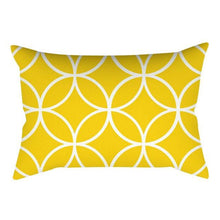 Load image into Gallery viewer, Rectangle Yellow Pillow Case Sofa Car Seat Cushion Cover Home Textile Modern Decorative Geometric Outdoor Pillow Cushion Covers Case For Couch Living Room Fashion Pillowcase 30x50CM

