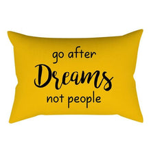 Load image into Gallery viewer, Rectangle Yellow Pillow Case Sofa Car Seat Cushion Cover Home Textile Modern Decorative Geometric Outdoor Pillow Cushion Covers Case For Couch Living Room Fashion Pillowcase 30x50CM
