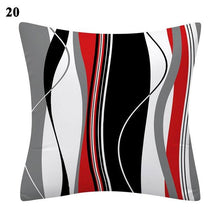 Load image into Gallery viewer, Red Abstract Cushion Cover Geometric Pillow Cases Sofa Decorative Modern Abstract Painting Pillow Case Beautiful Cushion Covers  Fashion Pillowcase Pillow Cover
