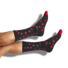 Load image into Gallery viewer, Red / Black Mixed Socks 8 Pack
