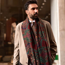 Load image into Gallery viewer, Uffizi - Wool Scarf - Chianti Red
