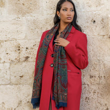 Load image into Gallery viewer, Uffizi - Wool Scarf - Chianti Red
