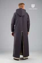 Load image into Gallery viewer, Hooded Long Tunic Renaud Grey
