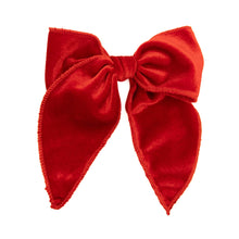 Load image into Gallery viewer, Red Velvet Darling Hair Bow
