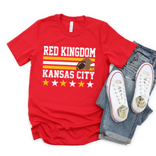 Load image into Gallery viewer, Red Kingdom Stripes Tee or Sweatshirt
