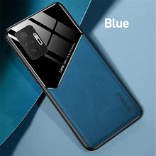 Load image into Gallery viewer, Redmi Note10 Pro Case Leather Car Magnetic Holder Cover For Xiaomi Redmi Note 10 11 Pro 11S 10S 10T Soft Frame Shockproof Luxury Pattern Leather Slim Protective Case
