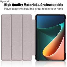 Load image into Gallery viewer, Redmi pad 2022 10.6 For Tablet Xiaomi Pad 5 Case Kids Folding Smart Cover Leather Protective Cover Mi Pad 5 Pro Case Stand Function Leather Case Cover Printed High Quality Leather Protective Cover
