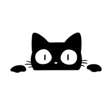 Load image into Gallery viewer, Reflective Peeking Cat Animal Car Styling Decorative Stickers Auto Window Decals Reflective PET Cartoon Car Vinyl Sticker Decal Car Accessories  Cat Watching Vinyl Reflective Decals Waterproof Funny Self-Adhesive for Car Window Bumper Laptop Motorcycle
