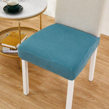 Load image into Gallery viewer, Removable Washable Anti-Dust Dinning Room Chair Seat Cushion Elastic Solid Printed Seat Cover For Chair Slipcovers For Dining Room Chair Protector Chair Cover Thick Stretch Chair Cover Removable Washable Dining Room Chair Protector Cover Seat Slipcover
