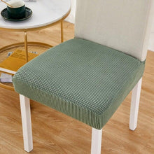 Load image into Gallery viewer, Removable Washable Anti-Dust Dinning Room Chair Seat Cushion Elastic Solid Printed Seat Cover For Chair Slipcovers For Dining Room Chair Protector Chair Cover Thick Stretch Chair Cover Removable Washable Dining Room Chair Protector Cover Seat Slipcover
