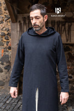 Load image into Gallery viewer, Hooded Long Tunic Renaud Black
