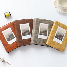 Load image into Gallery viewer, Retro 3 Inches 64 Pockets Photo Album Mini Instant Album Polaroid Photo Album Picture Case Storage  Family Scrapbook Albums Family Anniversary Gift For Couple
