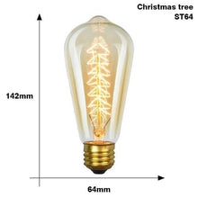 Load image into Gallery viewer, Retro Edison Light Bulb Vintage Edison Lamp Vintage Incandescent  Edison Light Bulbs Edison Filament Light Bulb Dimmable Warm White Different Shape Light
