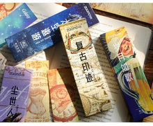 Load image into Gallery viewer, Retro Image Collection Paper Bookmarks Bookmarks For Books Share Book Markers Tab For Books Stationery Creative Poetic Bookmarks Painting Style Bookmarks Literary Bookmarks Message Cards Book Notes Paper Page Holder Reading Bookmarks For Women Men Kids
