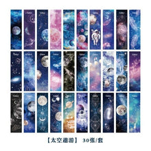 Load image into Gallery viewer, Retro Image Collection Paper Bookmarks Bookmarks For Books Share Book Markers Tab For Books Stationery Creative Poetic Bookmarks Painting Style Bookmarks Literary Bookmarks Message Cards Book Notes Paper Page Holder Reading Bookmarks For Women Men Kids
