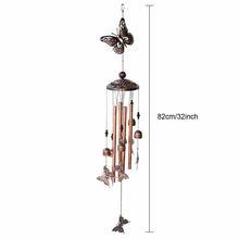 Load image into Gallery viewer, Retro Metal Romantic Wind Catcher Animal Wind Chime Iron Art Wind Bell Tubes Aluminum Tubes Hanging Art Wind Bell Gift Hanging Pendant Ornament For Home Xmas Mom Gifts Festival Balcony Garden Decoration

