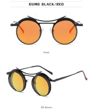 Load image into Gallery viewer, Retro Metal Round Circle Frame Sunglasses For Men New Fashionable New Round Shape Style Glasses For Women New Vintage Luxury Style Retro Sunglasses
