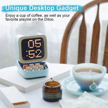 Load image into Gallery viewer, Retro Pixel Art Bluetooth Speaker and Alarm Clock

