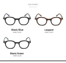 Load image into Gallery viewer, Retro Reading Eyeglasses Men Women HD Round Frame Reading Glasses Presbyopia Eyewear With Spring Hinge Vintage Round Frame Eyeglasses For Men Women  Diopter +1 1.5 2 2.5 3 3.5
