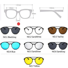 Load image into Gallery viewer, Retro Round Polarized Sunglasses Elegant Black Retro Design Sunglasses Round Frames Men New Fashion Summer UV 400 Protection Sunglasses Ladies Outdoor Driving Sun Glasses
