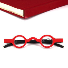 Load image into Gallery viewer, Retro Round Small Frame Reading Glasses Ultralight Clear Lens Presbyopic Glasses Eyewear Frame  Unisex For Small Round Retro Reading Glasses  For Mens And Womens
